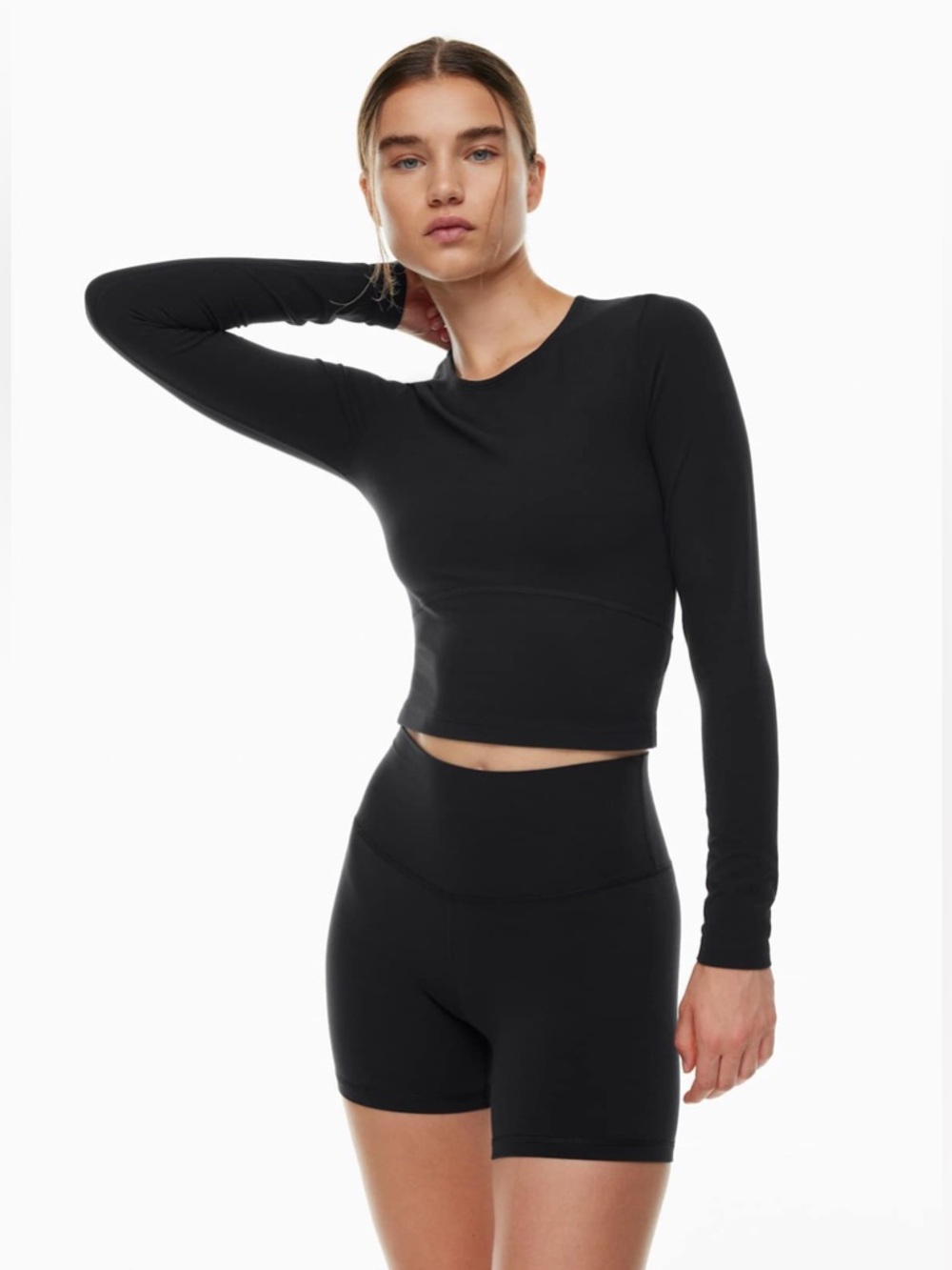 Aritzia TnAction TnaBUTTER™ Bound Longsleeve Black Size Extra Small